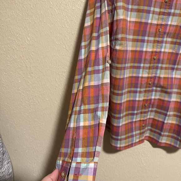 Pendleton Plaid Button‎ Down Top Plus Size 3X - Picture 3 of 7